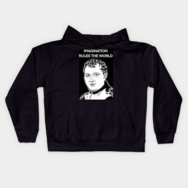 NAPOLEON quote .2 - ink portrait Kids Hoodie by lautir